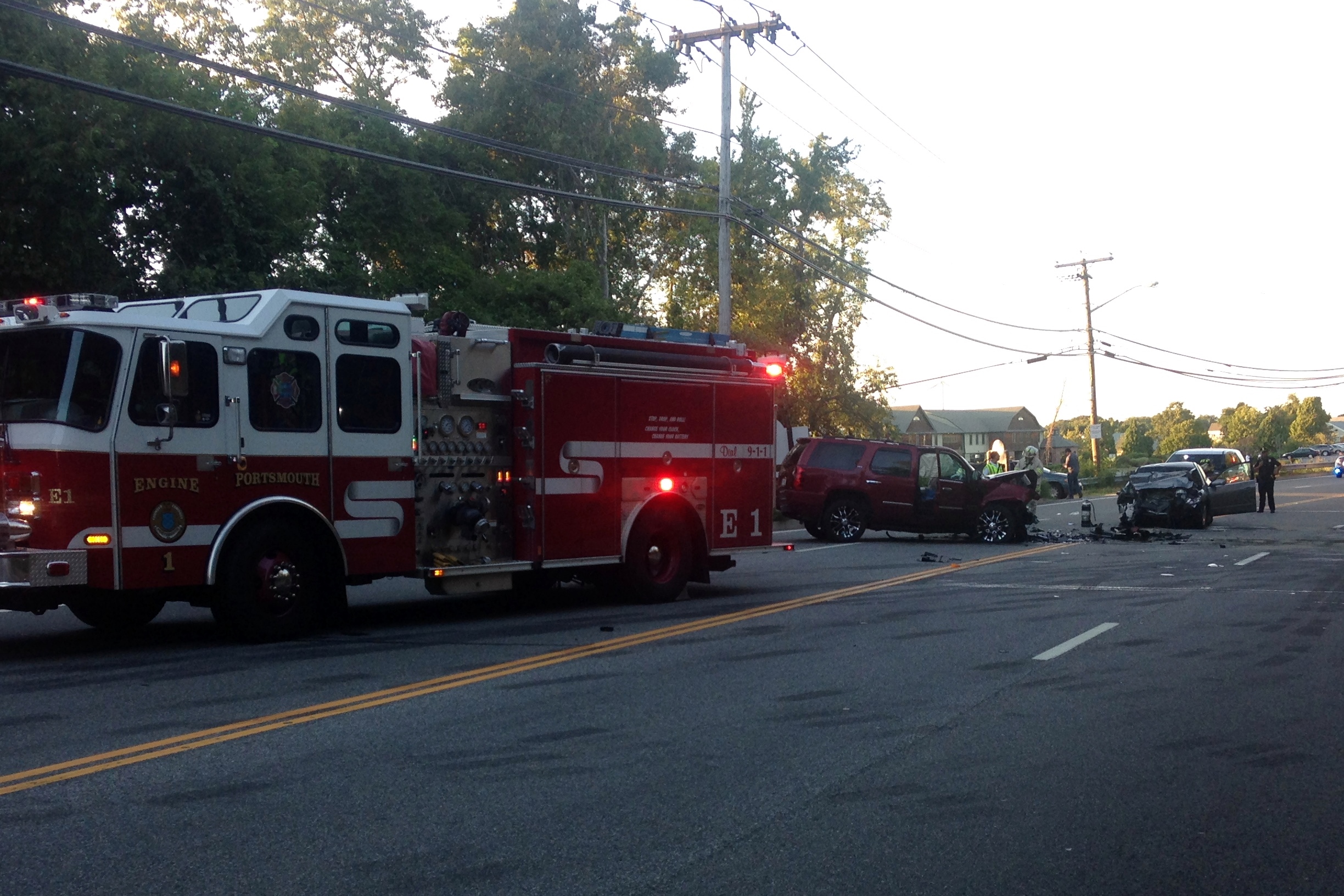 Five Hospitalized After Major Portsmouth Crash Now Under Investigation