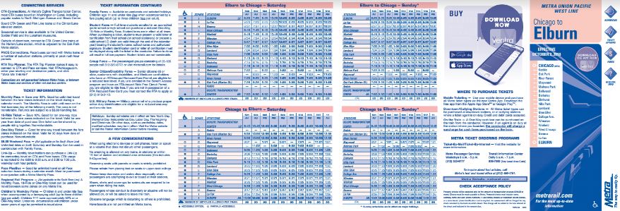 Metra Announces Union Pacific West Line Schedule Changes - Geneva, IL Patch
