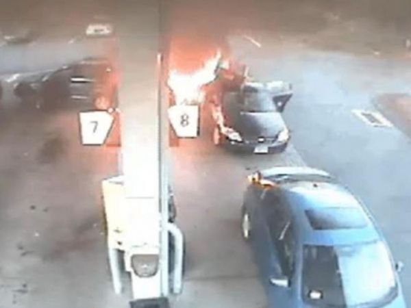 Farmington police release video of gas station crash that led to fire