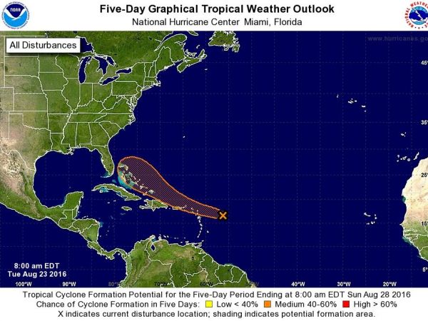 Tropical Storm Gaston Forms Disturbance Eyes Florida