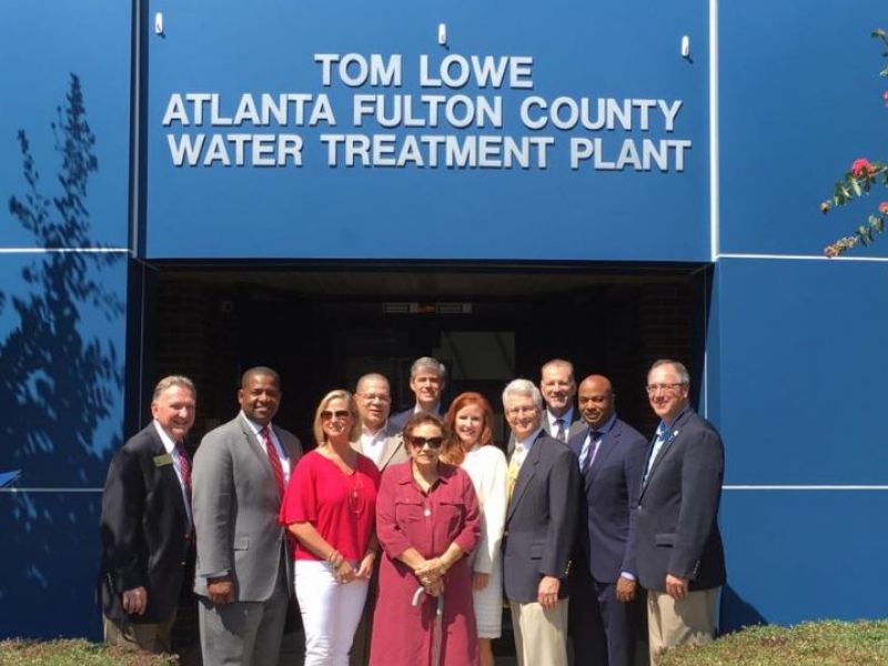Water Treatment Plant Renamed To Honor Tom Lowe Johns Creek, GA Patch