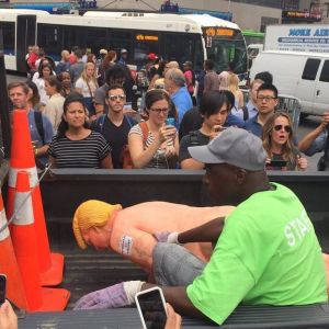 NYC Parks Department Mocks Donald Trump Statues Tiny Man Parts