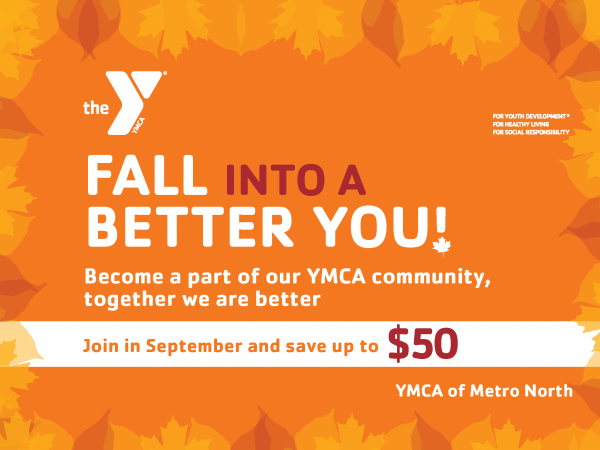 Fall into a Better You with the YMCA of Metro North! - Peabody, MA Patch Fall into a Better You with the YMCA of Metro North! - Peabody, MA Patch