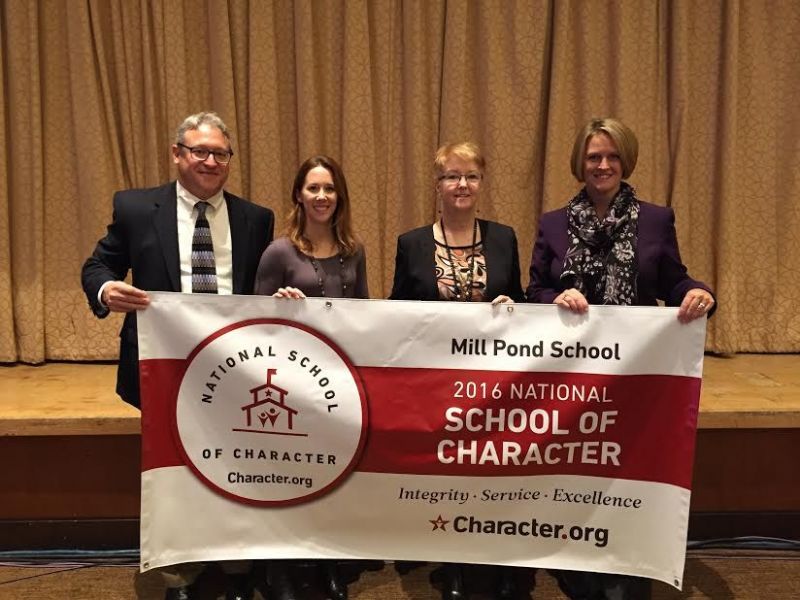 Mill Pond School Awarded National School of Character Westborough, MA