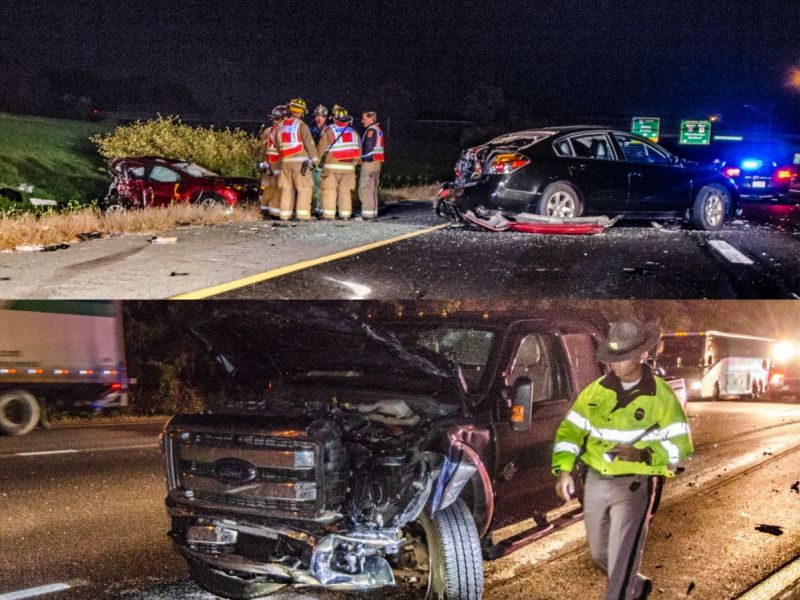 One Killed, Others Injured in 5Vehicle Accident on I93