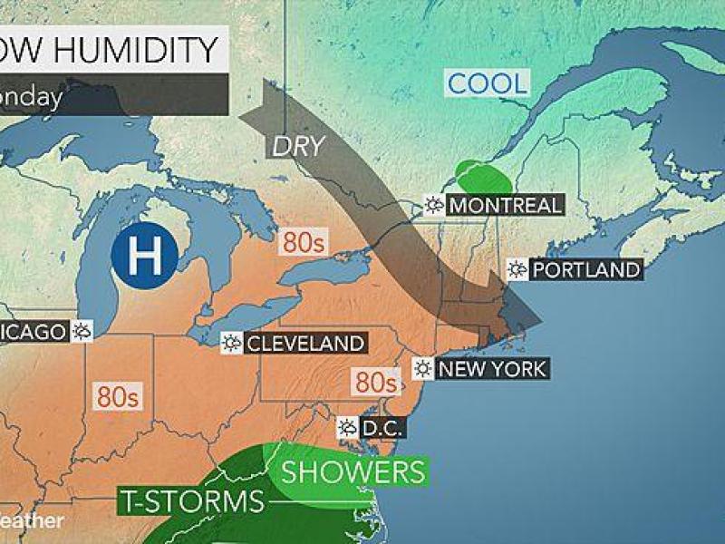 Hazy, Hot and Humid Back Too Soon White Plains' Work Week Weather