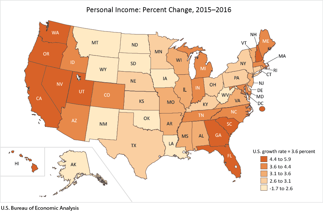 Georgia Among Top States For Personal Income Growth - Patch.com 1 Georgia Among Top States For Personal Income Growth - Patch.com 1