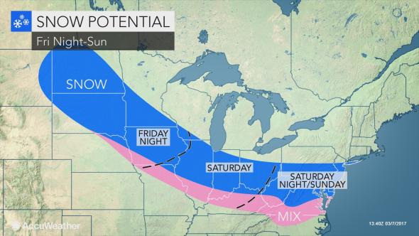Snow will give way to warmer temperatures