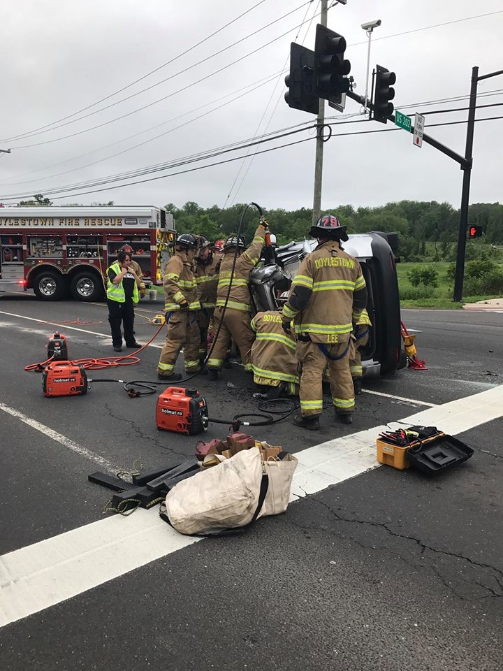Crash At Rt. 202 Cleared, 'Miraculously' No One Injured Police Doylestown, PA Patch
