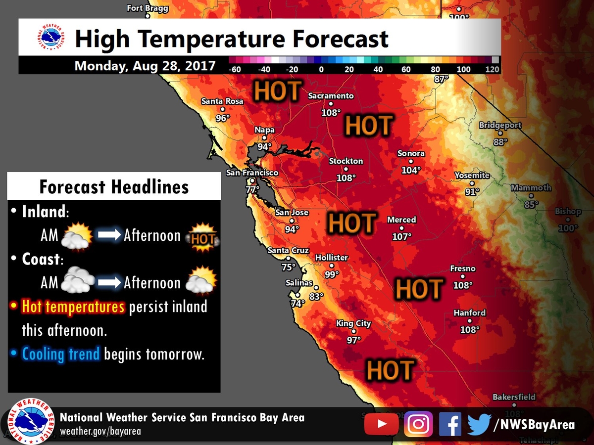 HOT Weather Returns To Bay Area, Heat Advisory Issued For Redwood City