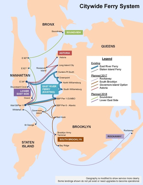 NYC's Huge New Ferry Network Route Maps, Schedules, Fares, Opening