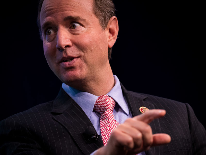 adam schiff talks 39 trump grand jury problem 39 with seth resigning from a board