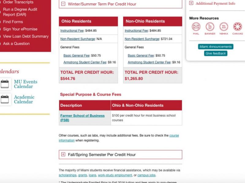 Miami University lowers online tuition for winter and summer terms - Oxford, OH Patch