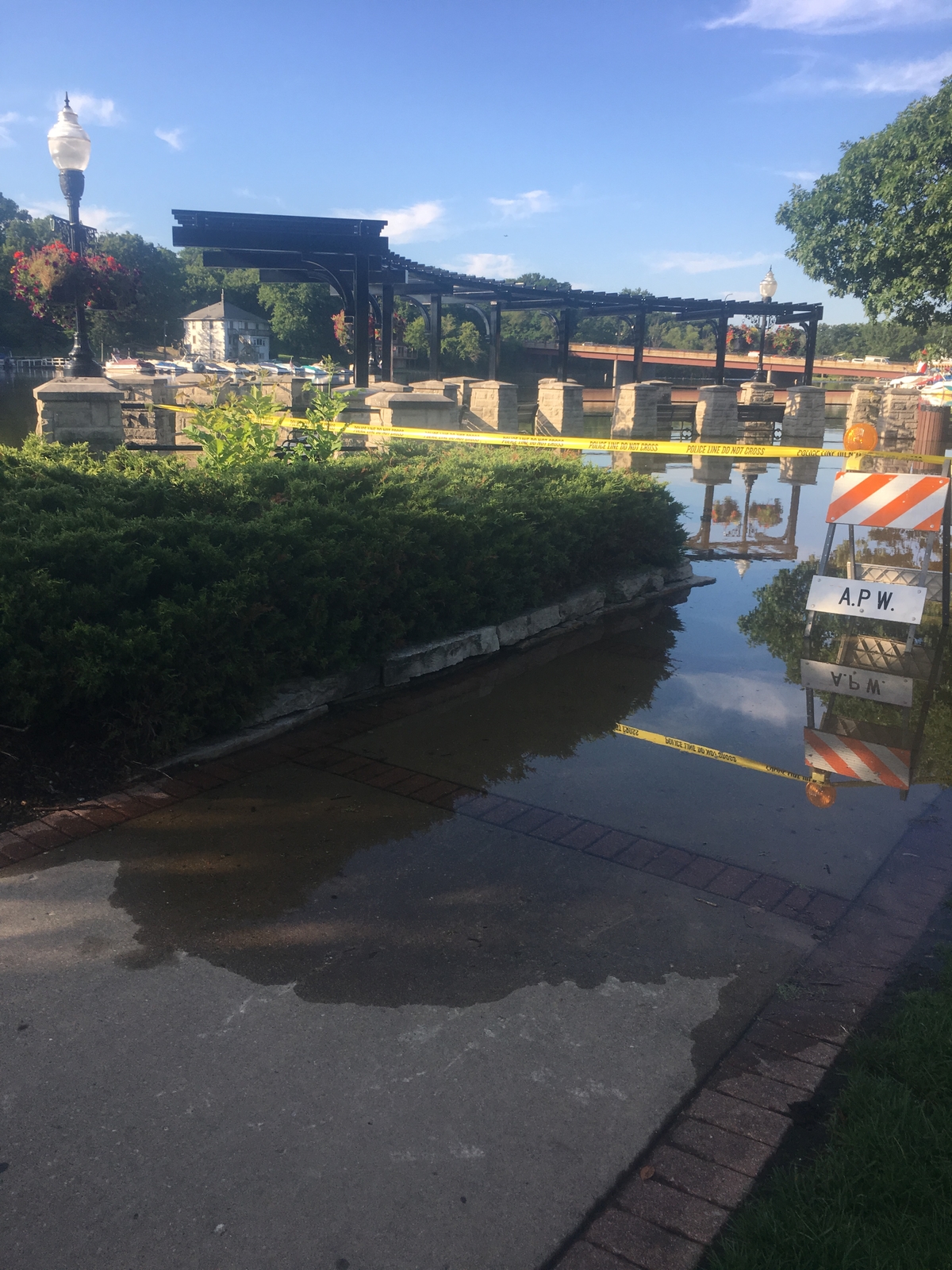 Flooding Photos Chain O' Lakes Neighborhoods Underwater, Algonquin